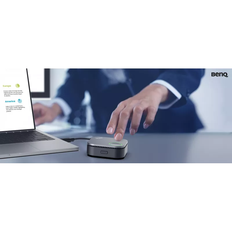 Langaton esitysjärjestelmä BenQ InstaShow WDC15 HDMI Desktop musta