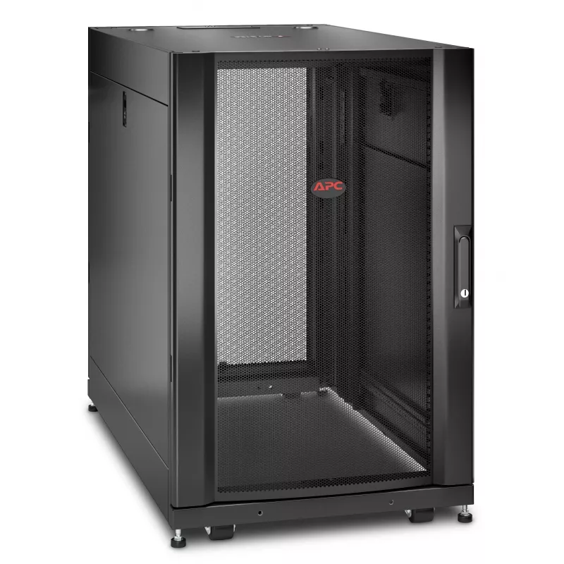 APC NetShelter SX, palvelinkotelokehikko, 18 HE, musta, 925H x 600W x 1070T mm