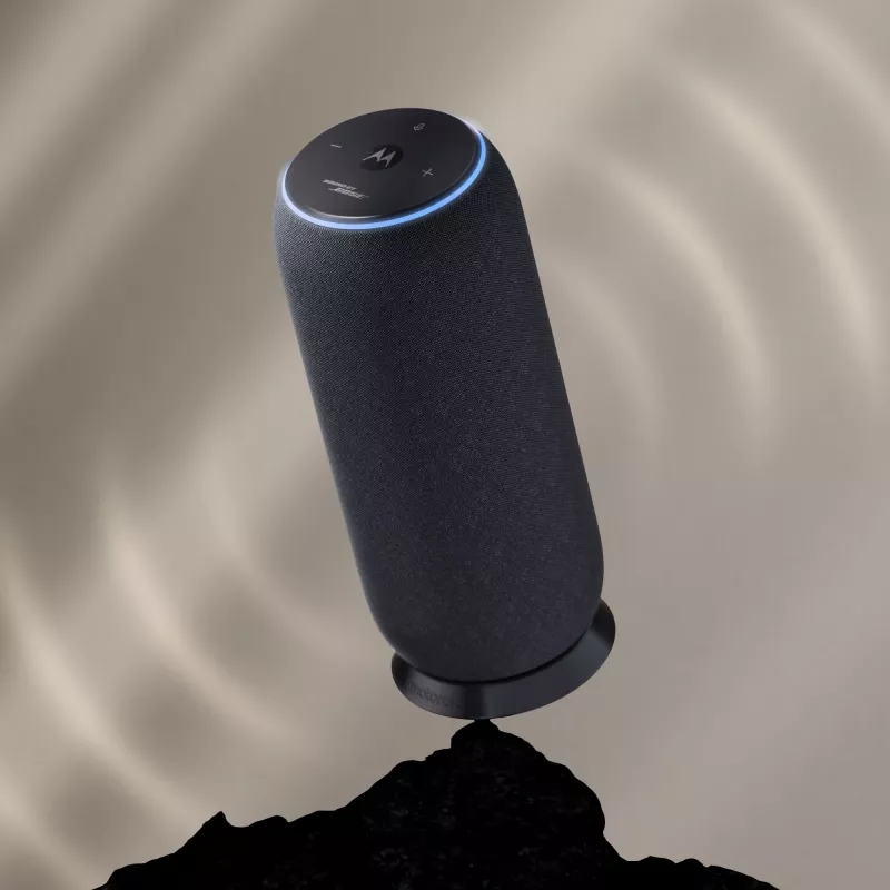 Mono kannettava kaiutin Motorola moto sound flow Carbon – 30 W RMS, USB-C, langaton, kangaskotelo