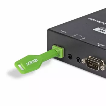 Lindy SFP-portin lukitusavain, vihreä, portin lukitusavain, SFP, vihreä, akryylinitriilibutadieenistyreeni (ABS), 1 kpl, polybag