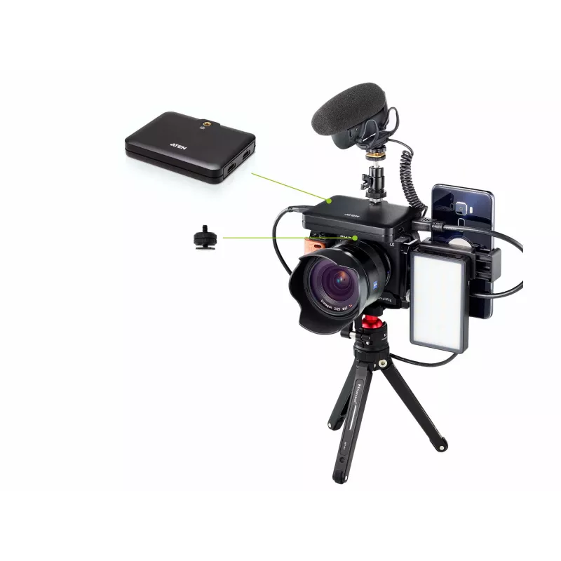 ATEN CAMLIVE™+ (HDMI–USB-C UVC-videotallennus PD3.0 Power Pass-Through -toiminnolla)