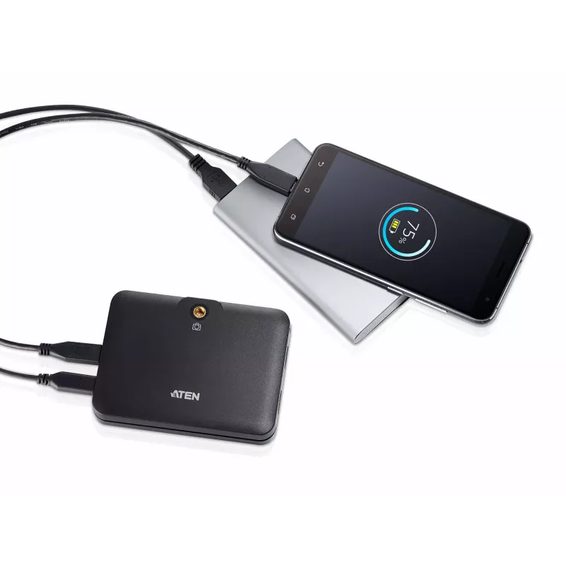 ATEN CAMLIVE™+ (HDMI–USB-C UVC-videotallennus PD3.0 Power Pass-Through -toiminnolla)