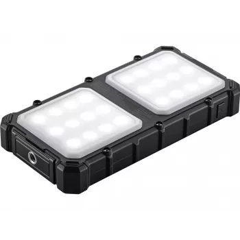 Sandberg Solar Powerbank CampLED 10000, 10000 mAh, Programmable Power Supply (PPS), 3,7 V, 15 W, musta
