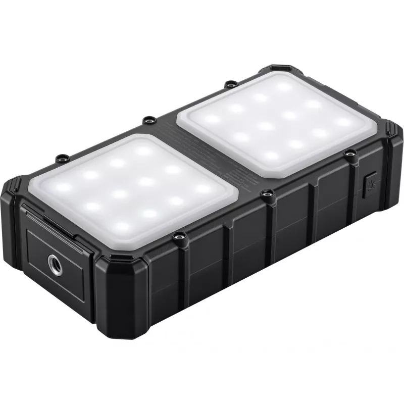 Sandberg Solar Powerbank CampLED 20000, 20000 mAh, Programmable Power Supply (PPS), 3,7 V, 15 W, musta