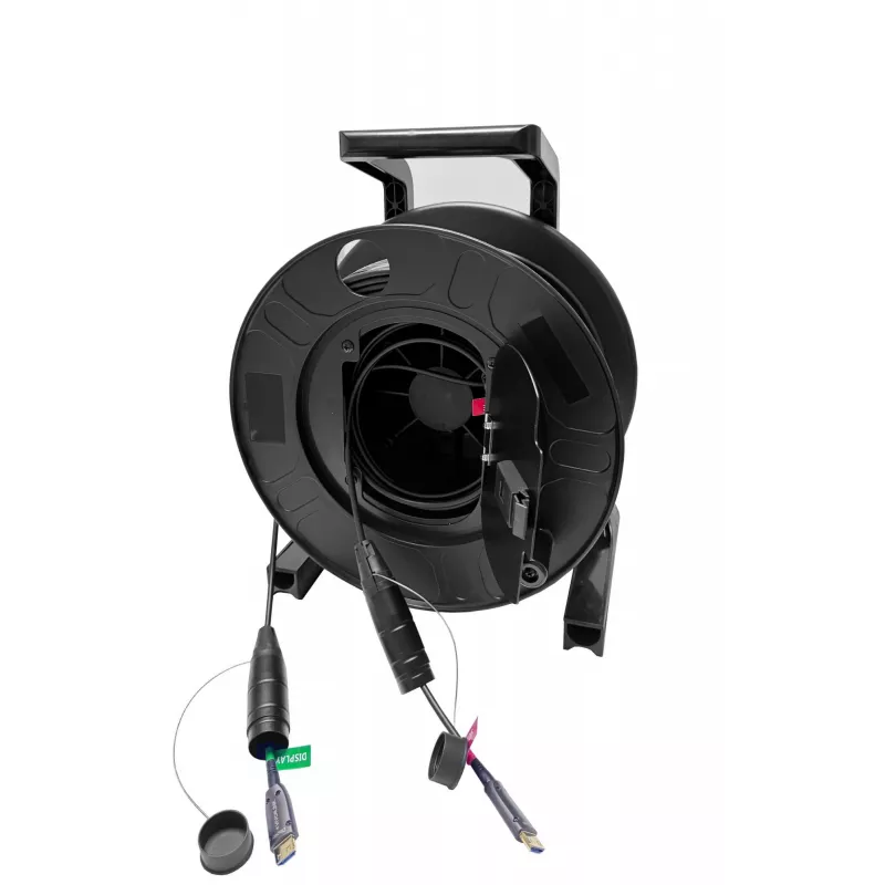 Vivolink PROHDMIOP8K100-DRUM HDMI-kaapeli 100 m musta