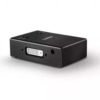 Lindy HDMI / VGA / DVI EDID -tallennin, 3840 x 2160 pikseliä, 1920 x 1080, 2560 x 1600, 3840 x 2160, 18 Gbit/s, musta, metalli, HDMI
