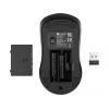 Sandberg Wireless Mouse Saver musta, molempikätinen, RF Wireless, 1600 DPI