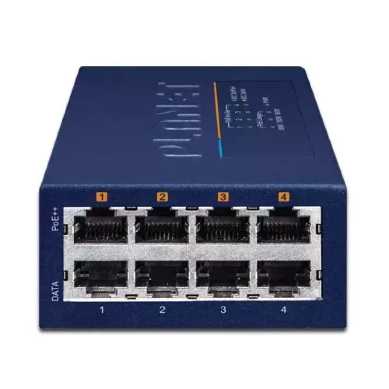 PLANET UPOE-400 4-porttinen Multi-Gigabit 802.3bt PoE-injektorihubi