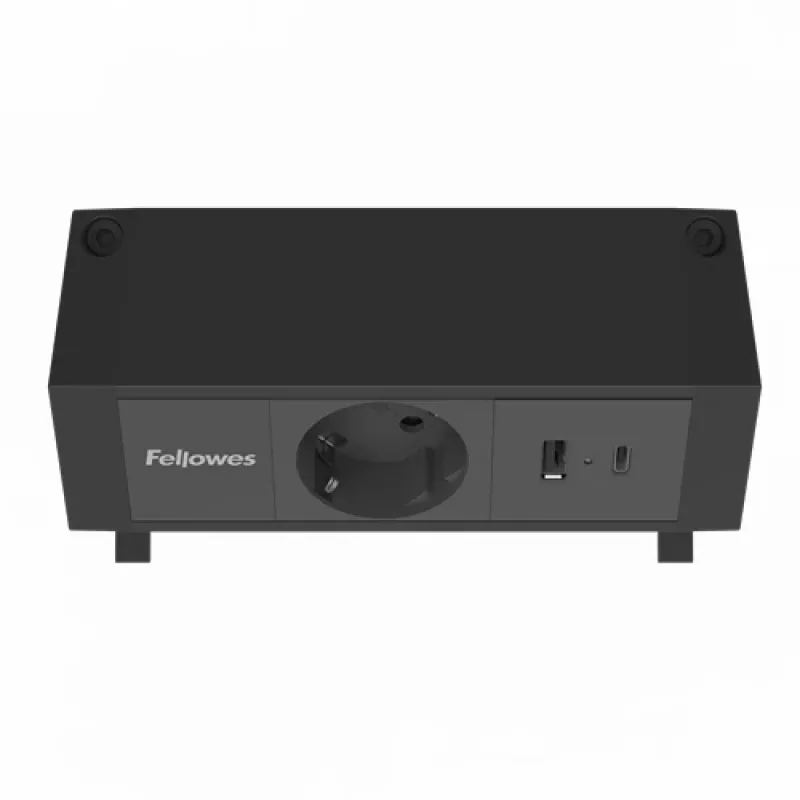 Fellowes 100137172 jatkojohto 2 m 1 AC-lähtö sisäkäyttöön musta