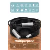 USB-C–USB-C aktiivinen jatkokaapeli EQUIP 10 m, USB 3.2 Gen 1 (5 Gbit/s), musta
