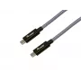 USB-C–USB-C-kaapeli EQUIP 3,0 m — USB 3.2 Gen 2x2, 20 Gbit/s, PD 240 W, 4K@60 Hz, musta