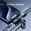 USB-C OTG -adapteri 2-in-1 EQUIP 133479 — 100W PD, 10 Gbit/s, 1x USB-C kahteen USB-C:hen, harmaa