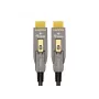 EQUIP HDMI 2.0 aktiivinen optinen kaapeli 15 m — irrotettava tyyppi A/D, 4K@60Hz, 18 Gbit/s, kullatut kontaktit