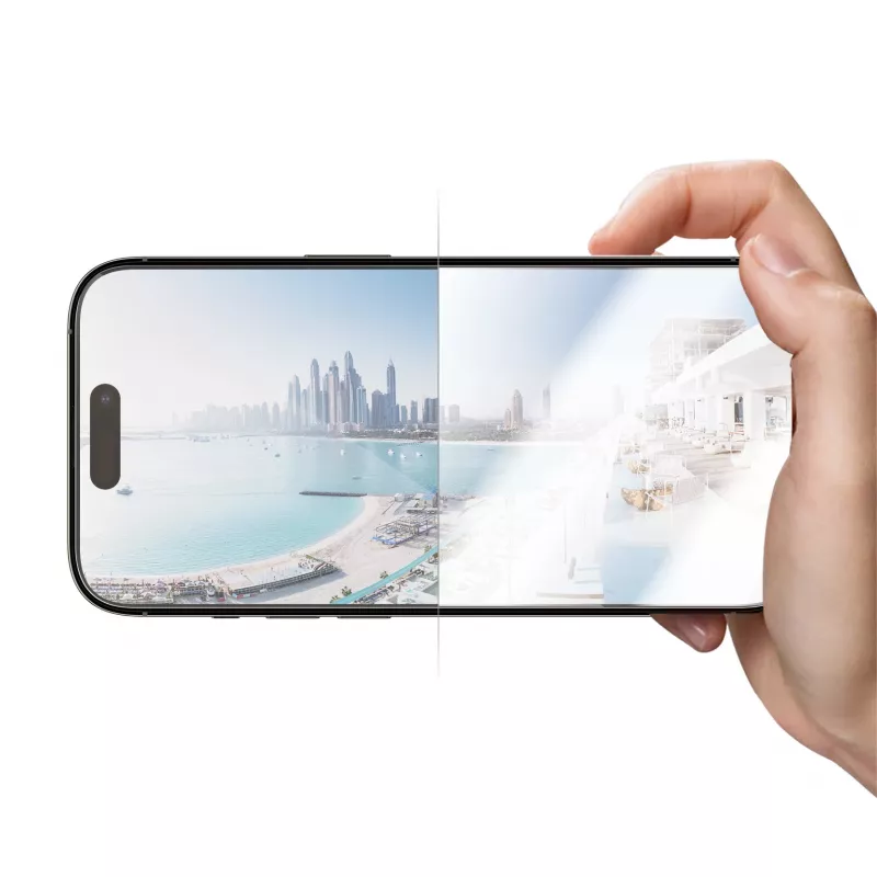 PanzerGlass® Anti-Reflective näytönsuoja iPhone 14 Pro | Ultra-Wide Fit EasyAligner-telineellä