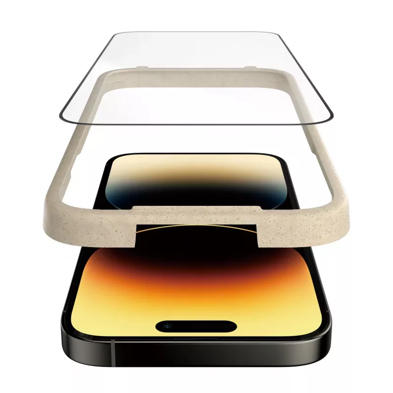 PanzerGlass® Anti-Reflective näytönsuoja iPhone 14 Pro | Ultra-Wide Fit EasyAligner-telineellä