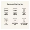 LG GBBSJ10EEP jää-pakastinyhdistelmä vapaasti seisova 333 L musta