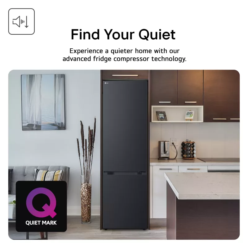 LG GBBSJ10EEP jää-pakastinyhdistelmä vapaasti seisova 333 L musta