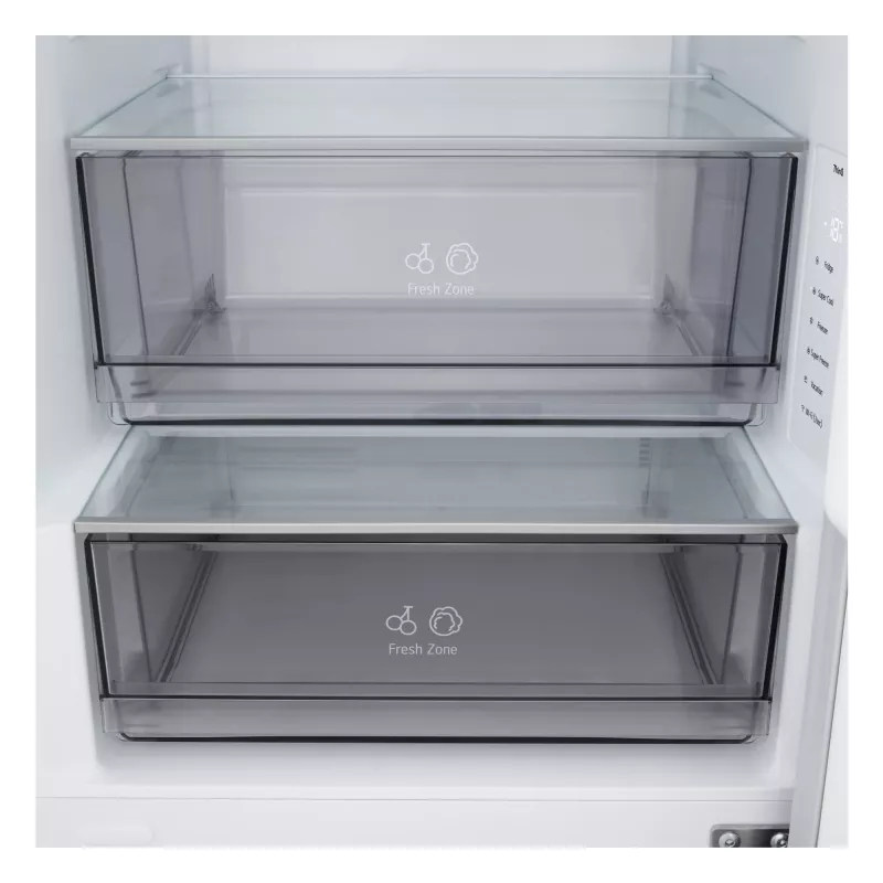 LG GBBSJ10EEP jää-pakastinyhdistelmä vapaasti seisova 333 L musta