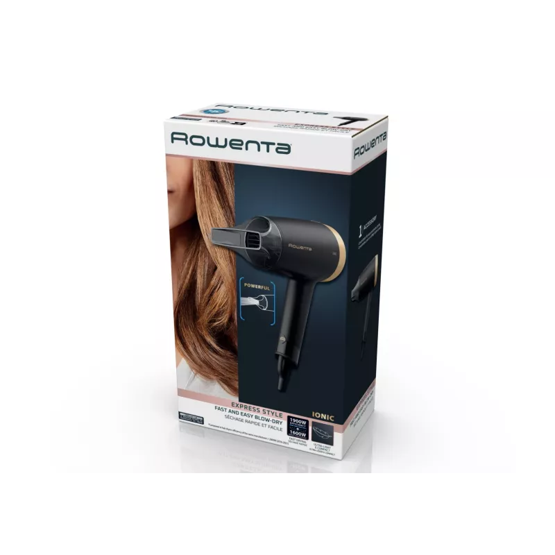 Rowenta Express Style CV1810 hiustenkuivaaja 1600 W musta, hopea