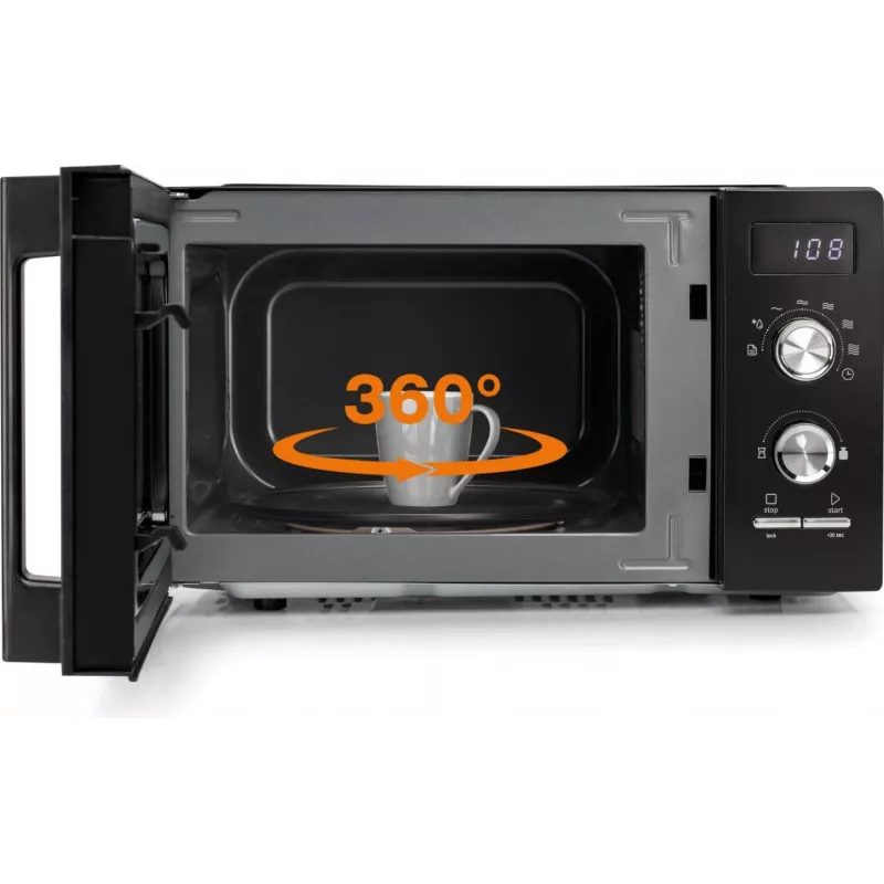 Gorenje MO20A3BH musta yhdistelmämikroaaltouuni pöytämalli 20 L 800 W