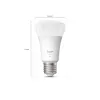 Philips Hue W 810 A60 2P EU | E27 | 7 W | lämminvalkoinen–päivänvalkoinen valo | Bluetooth, Zigbee