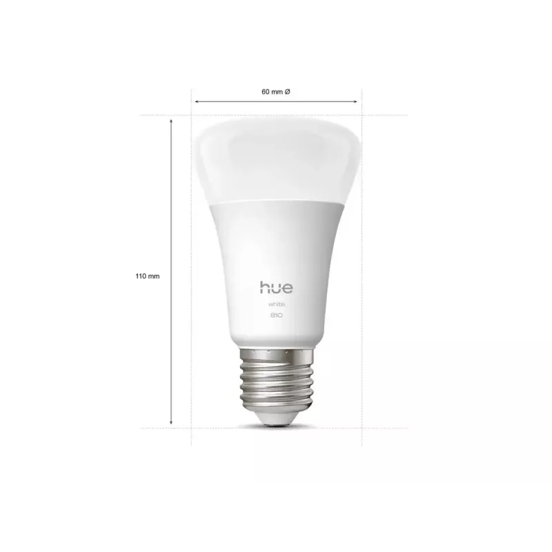 Philips Hue W 810 A60 2P EU | E27 | 7 W | lämminvalkoinen–päivänvalkoinen valo | Bluetooth, Zigbee