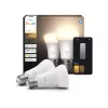 Philips Hue W 810 A60 2P EU | E27 | 7 W | lämminvalkoinen–päivänvalkoinen valo | Bluetooth, Zigbee
