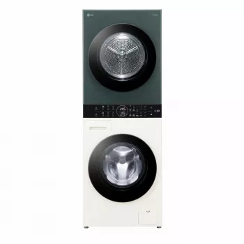 LG WT1210EGF pesukone-kuivausrumpu, vapaasti seisova, edestä täytettävä, 22 kg, 1400 kierr./min, vihreä/valkoinen