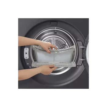 LG RHX5009TBB -kuivausrumpu, vapaasti seisova, edestä täytettävä, 9 kg, grafiitti