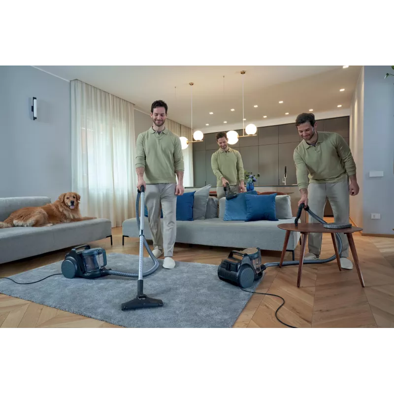 Hoover HP210P 011 2,5 L -pölynimuri, kuiva, 800 W, pussiton