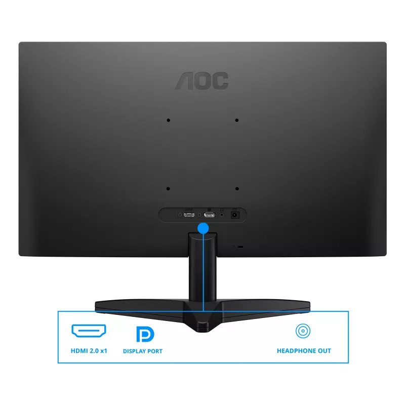 AOC B3 Q24B36X -tietokonenäyttö 60,5 cm (23,8 inch) 2560 x 1440 pikseliä Quad HD LED musta