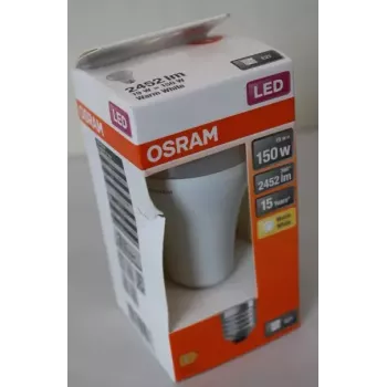 LEDvance Parathom Classic LED E27 19W 827 (lämmin valkoinen) ei himmennettävä — vaurioitunut pakkaus