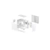 PC-kotelo DeepCool CG330 3F valkoinen — Mid-Tower ATX-kotelo, valkoinen