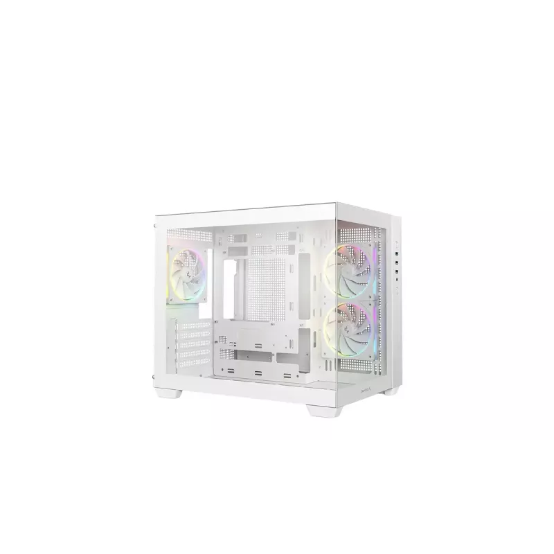 PC-kotelo DeepCool CG330 3F valkoinen — Mid-Tower ATX-kotelo, valkoinen