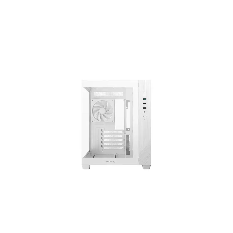 PC-kotelo DeepCool CG330 3F valkoinen — Mid-Tower ATX-kotelo, valkoinen