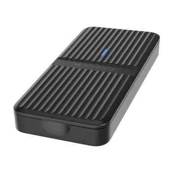 SSD-kotelo Hyper HD2500GL M.2 PCIe SSD:lle (USB4 Gen4, USB-C) musta