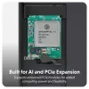 SSD-kotelo Hyper HD2500GL M.2 PCIe SSD:lle (USB4 Gen4, USB-C) musta