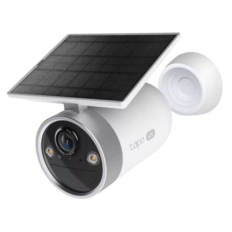 TP-Link Tapo Enhanced AI Solar Security Camera Ultra, langaton, luoti, Wi-Fi, ulko, 850 nm, 512 GB
