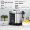 Monikypsennin Tristar RK-6132 — 1,5 L, 500 W, 7 automaattiohjelmaa, LCD, ruostumaton teräs/musta
