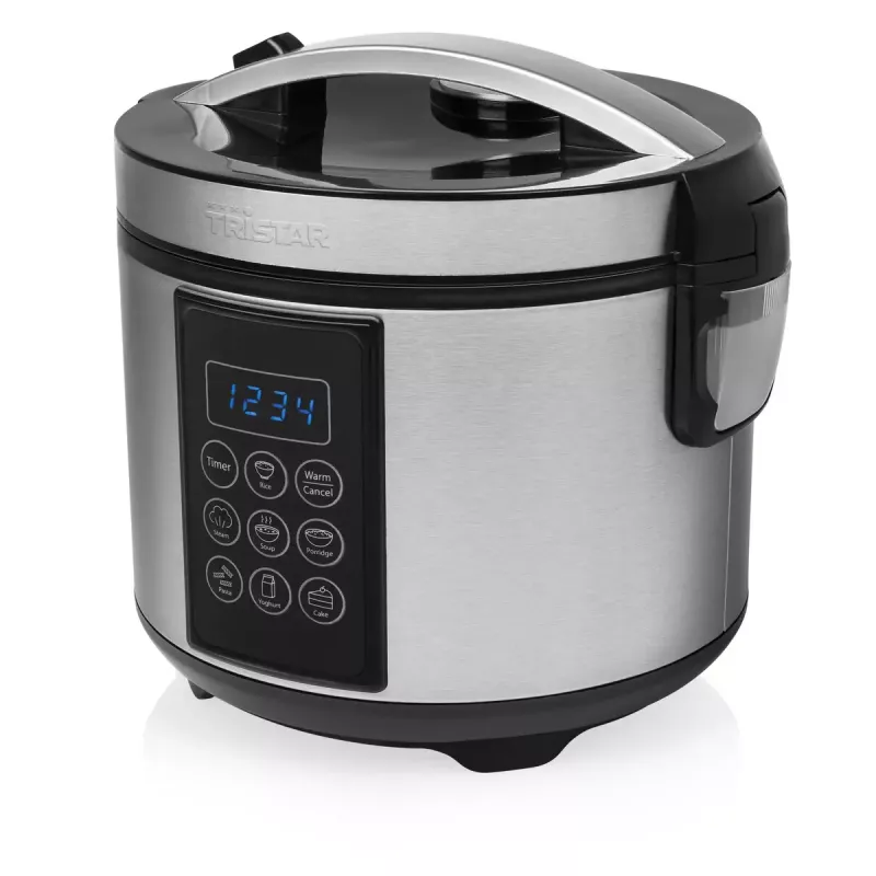 Monikypsennin Tristar RK-6132 — 1,5 L, 500 W, 7 automaattiohjelmaa, LCD, ruostumaton teräs/musta