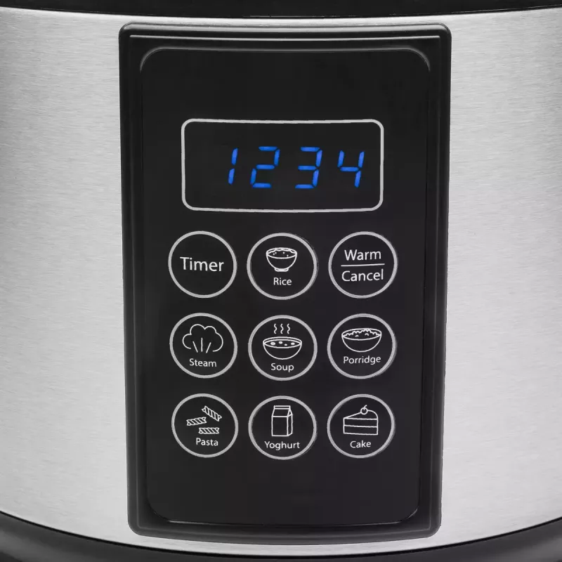 Monikypsennin Tristar RK-6132 — 1,5 L, 500 W, 7 automaattiohjelmaa, LCD, ruostumaton teräs/musta