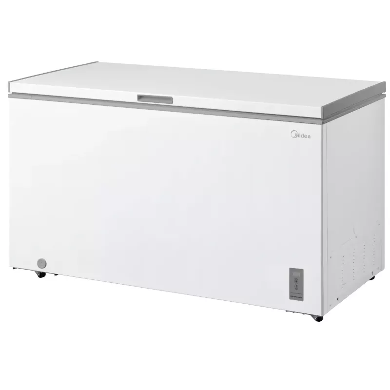 Pakastin Midea MDRC564FZE01 — vapaasti seisova, 418 l tilavuus, valkoinen