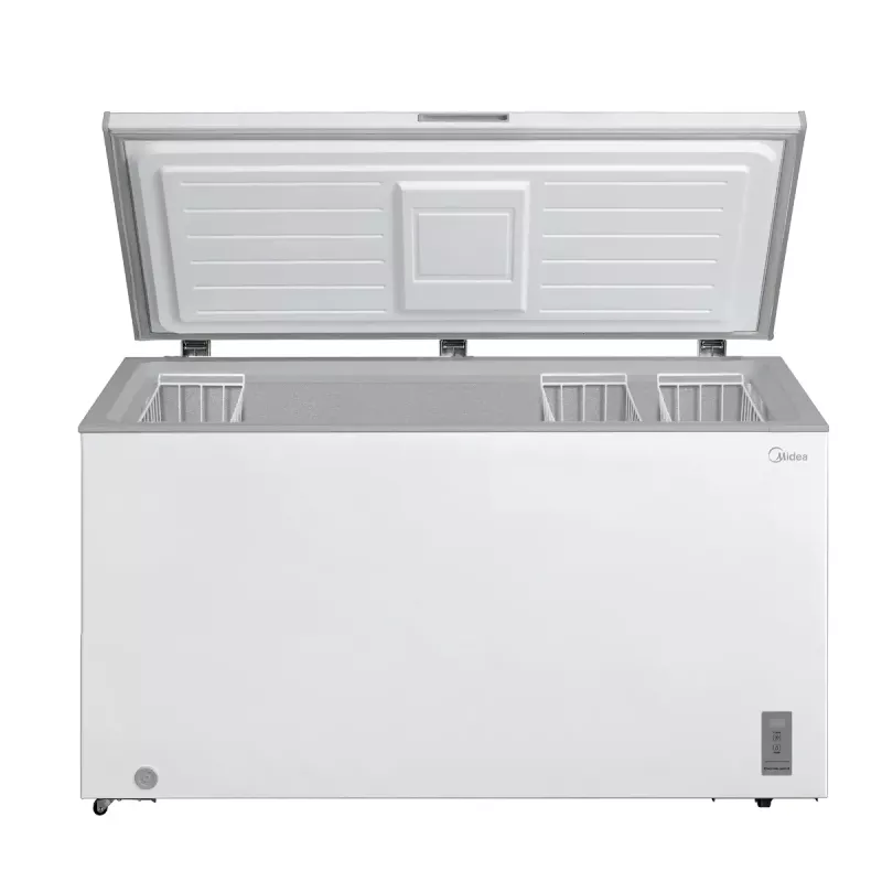 Pakastin Midea MDRC564FZE01 — vapaasti seisova, 418 l tilavuus, valkoinen