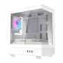 Darkflash-tietokonekotelo DB330M valkoinen v2 kolmella esiasennetulla tuulettimella, micro-ATX/mATX-tuki