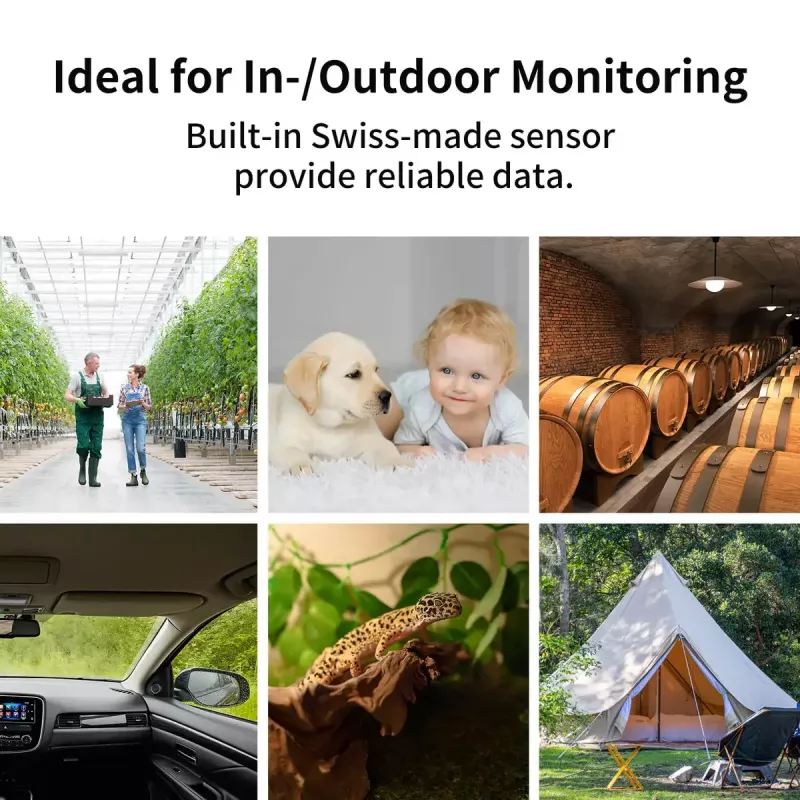 SwitchBot Hub Mini + 3x lämpötila- ja kosteusanturisarja