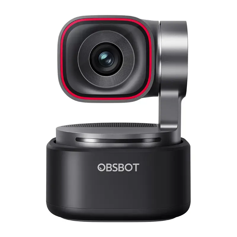 OBSBOT Tiny 3 MIC Combo — tekoälykamera integroidulla mikrofoniryhmällä ja USB-C-liitännällä