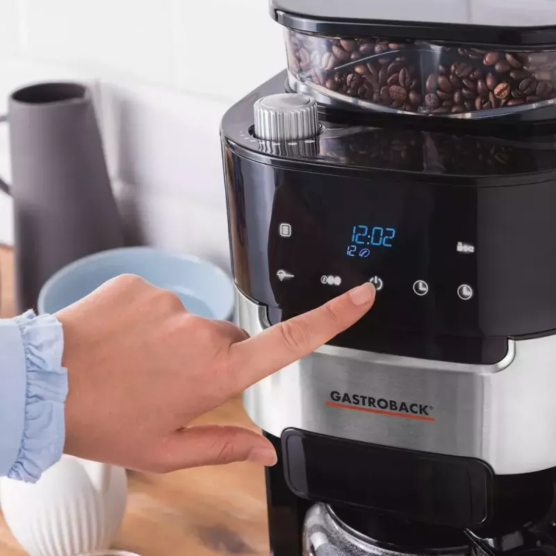 Suodatinkahvinkeitin Gastroback 1,5 L Grind & Brew Pro
