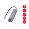 Equip 5-in-1-monitoimiadapteri, 2,5GbE, USB-A x 2, USB-C x 1, USB-C, 100W USB PD