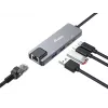 Equip 5-in-1-monitoimiadapteri, 2,5GbE, USB-A x 2, USB-C x 1, USB-C, 100W USB PD