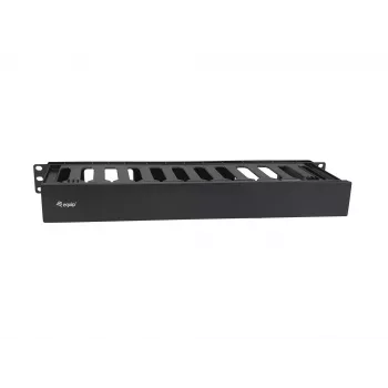 Equip 19 tuuman rack-kaapelinhallintapaneeli, musta